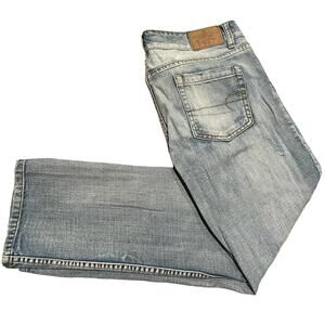 American Eagle Hipster Distressed Boot cut Jeans Size 12